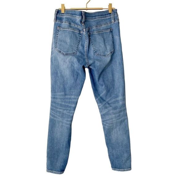 J. Crew 8" Toothpick Jeans in Horseshoe Wash Sz 30 - Picture 4 of 9